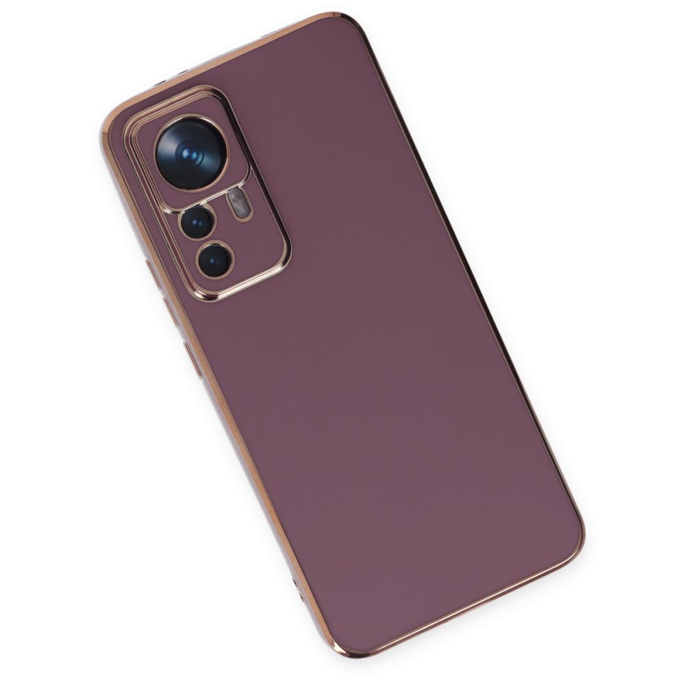 Xiaomi Mi 12T Pro Kılıf Volet Silikon - Mor  Xiaomi Mi 12T Pro Kılıf Volet Silikon - Mor