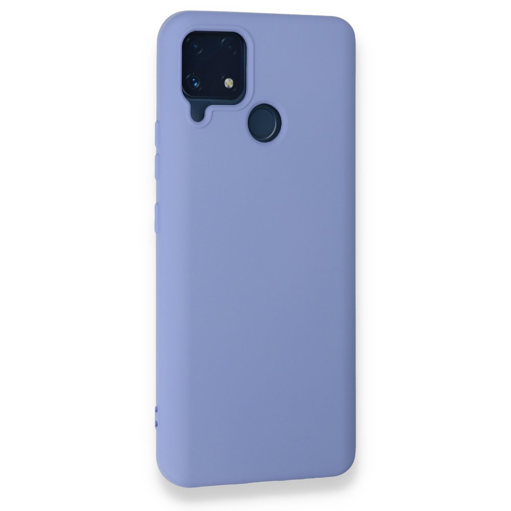  Realme C25s Kılıf Nano içi Kadife Silikon - Lila
