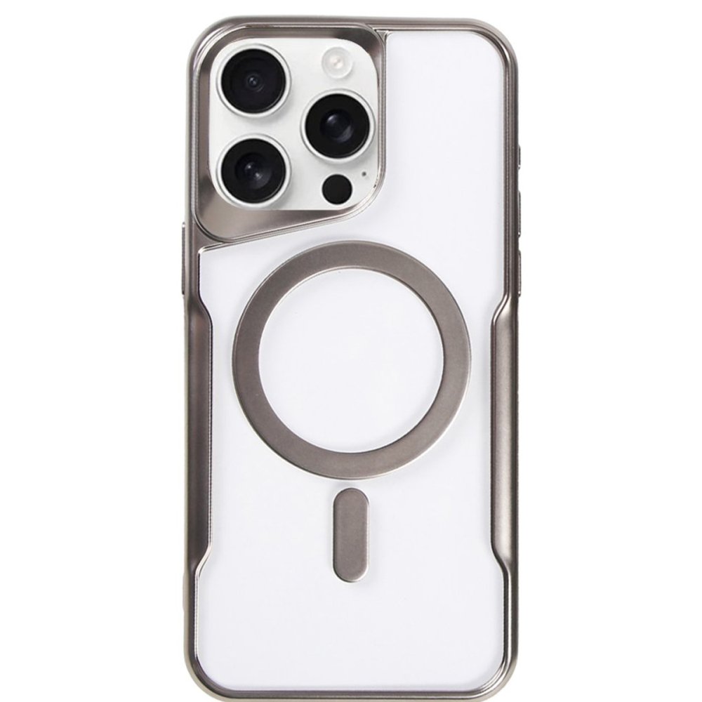 iPhone 14 Pro Max Kılıf Boyi Magsafe Silikon Kapak - Titan Gri  iPhone 14 Pro Max Kılıf Boyi Magsafe Silikon Kapak - Titan Gri