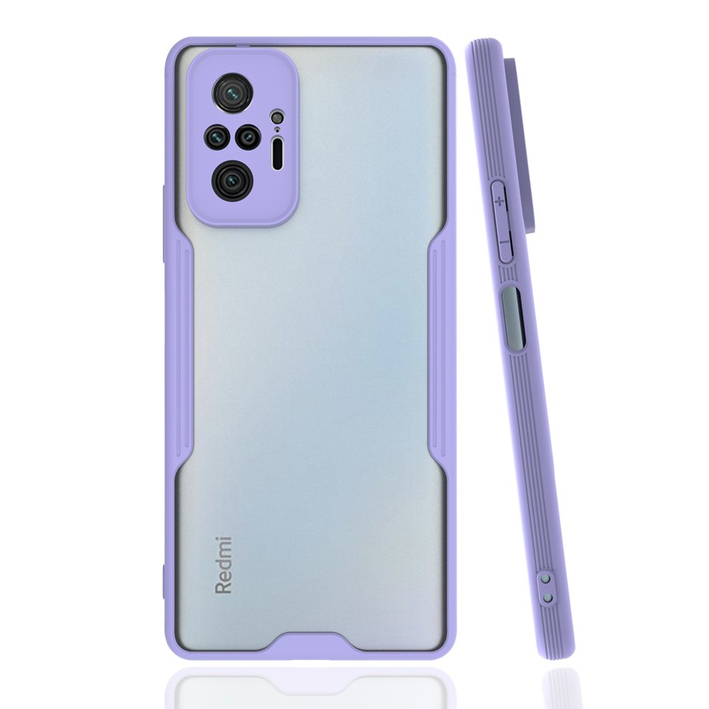 Redmi Note 10 Pro Kılıf Platin Silikon - Lila