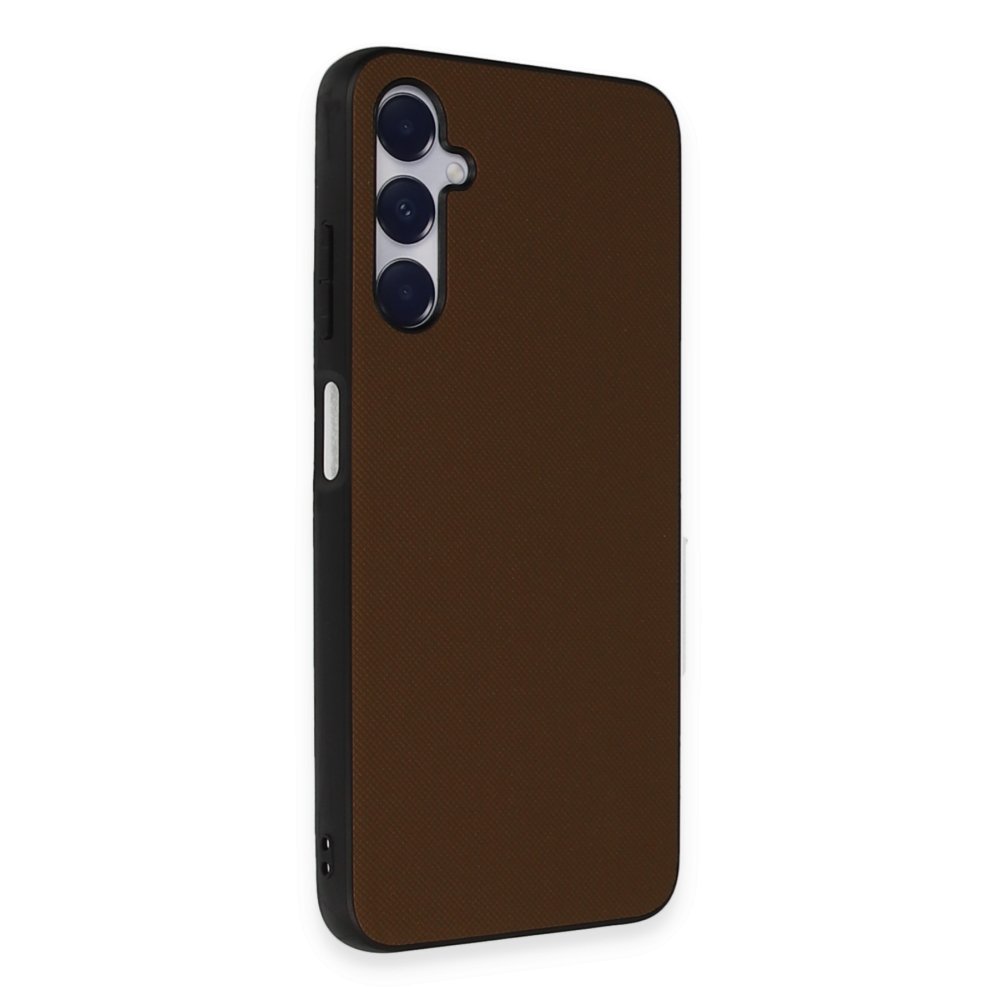  Samsung Galaxy A05S Kılıf Taft Kapak - Kahverengi