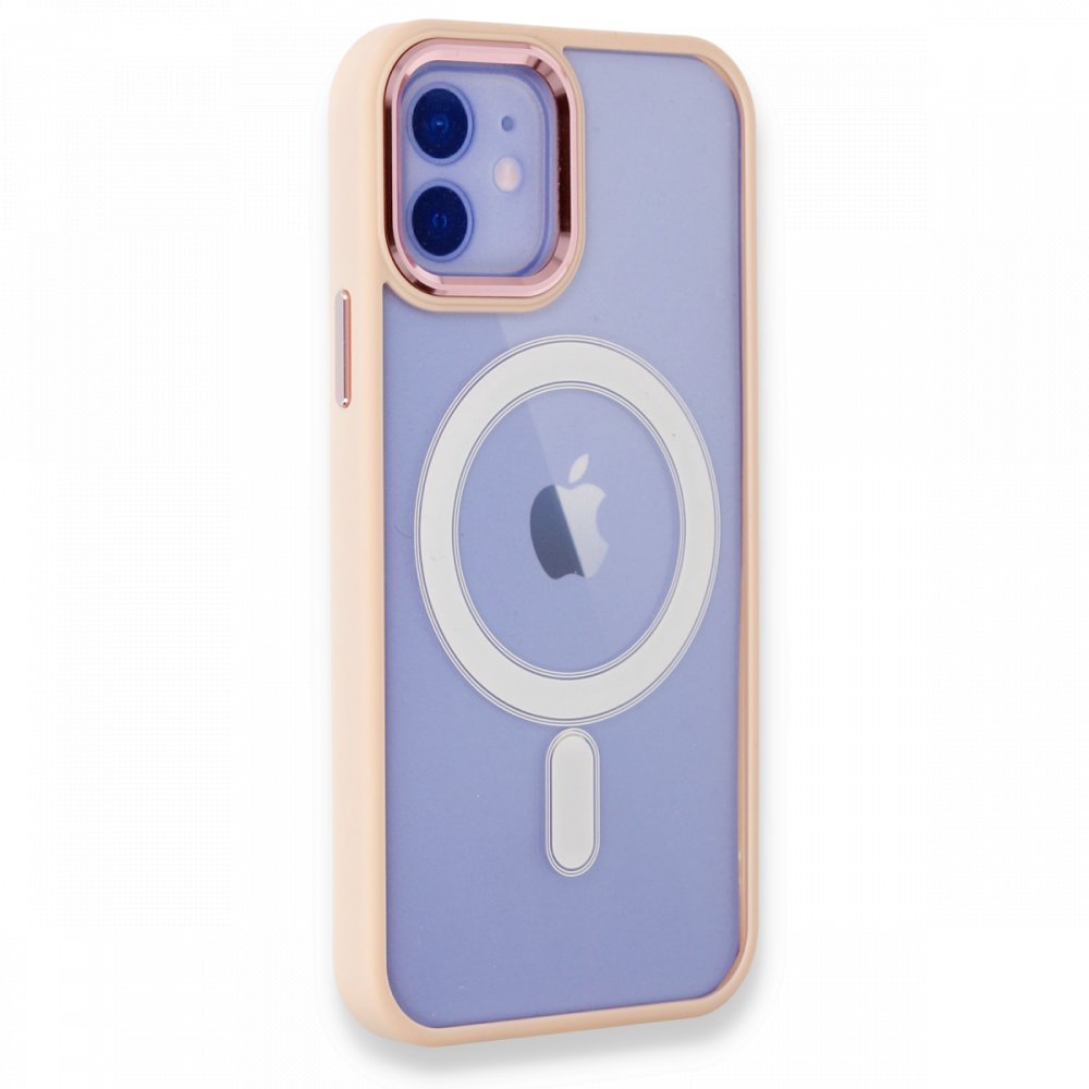  iPhone 11 Kılıf Room Magneticsafe Silikon - Pudra