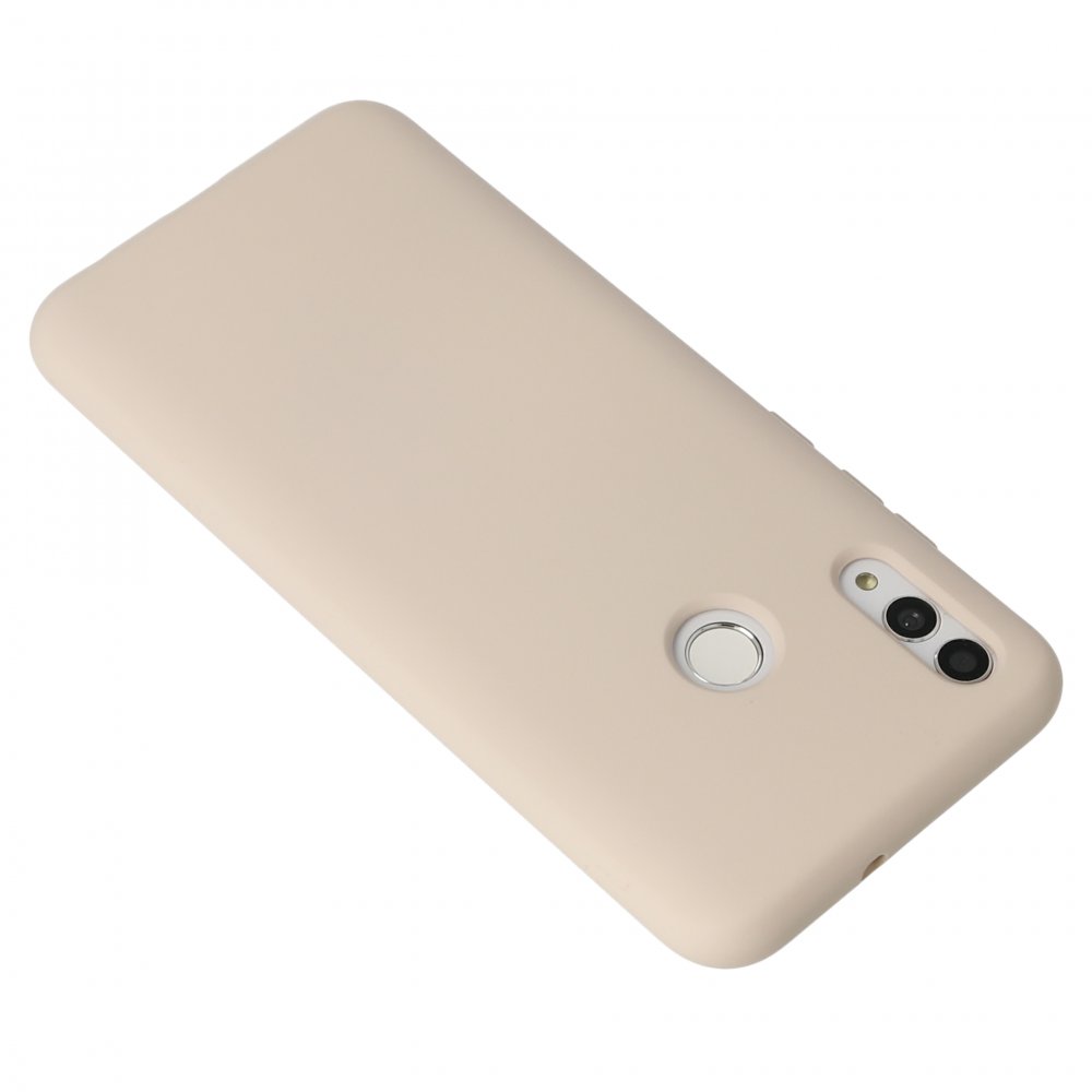 Huawei P Smart 2019 Kılıf Nano içi Kadife Silikon - Pudra  Huawei P Smart 2019 Kılıf Nano içi Kadife Silikon - Pudra