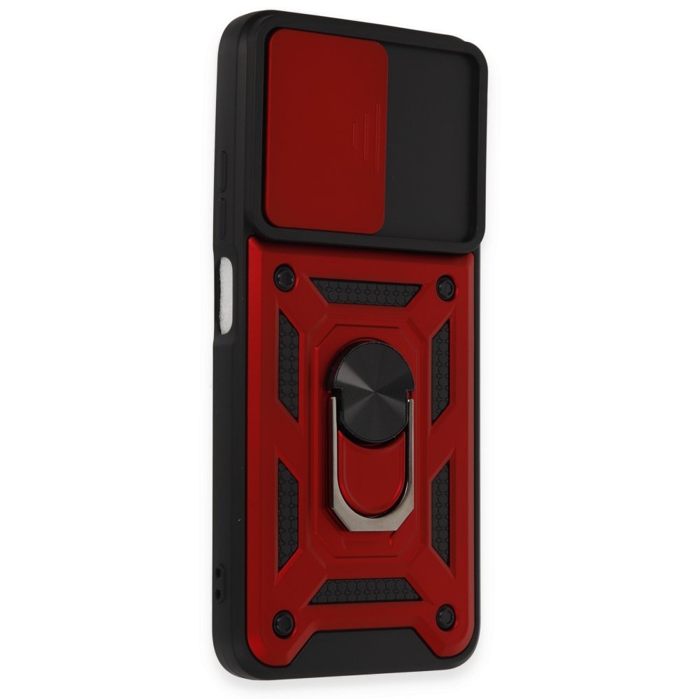 Redmi Note 12S Kılıf Pars Lens Yüzüklü Silikon - Kırmızı Redmi Note 12S Kılıf Pars Lens Yüzüklü Silikon - Kırmızı