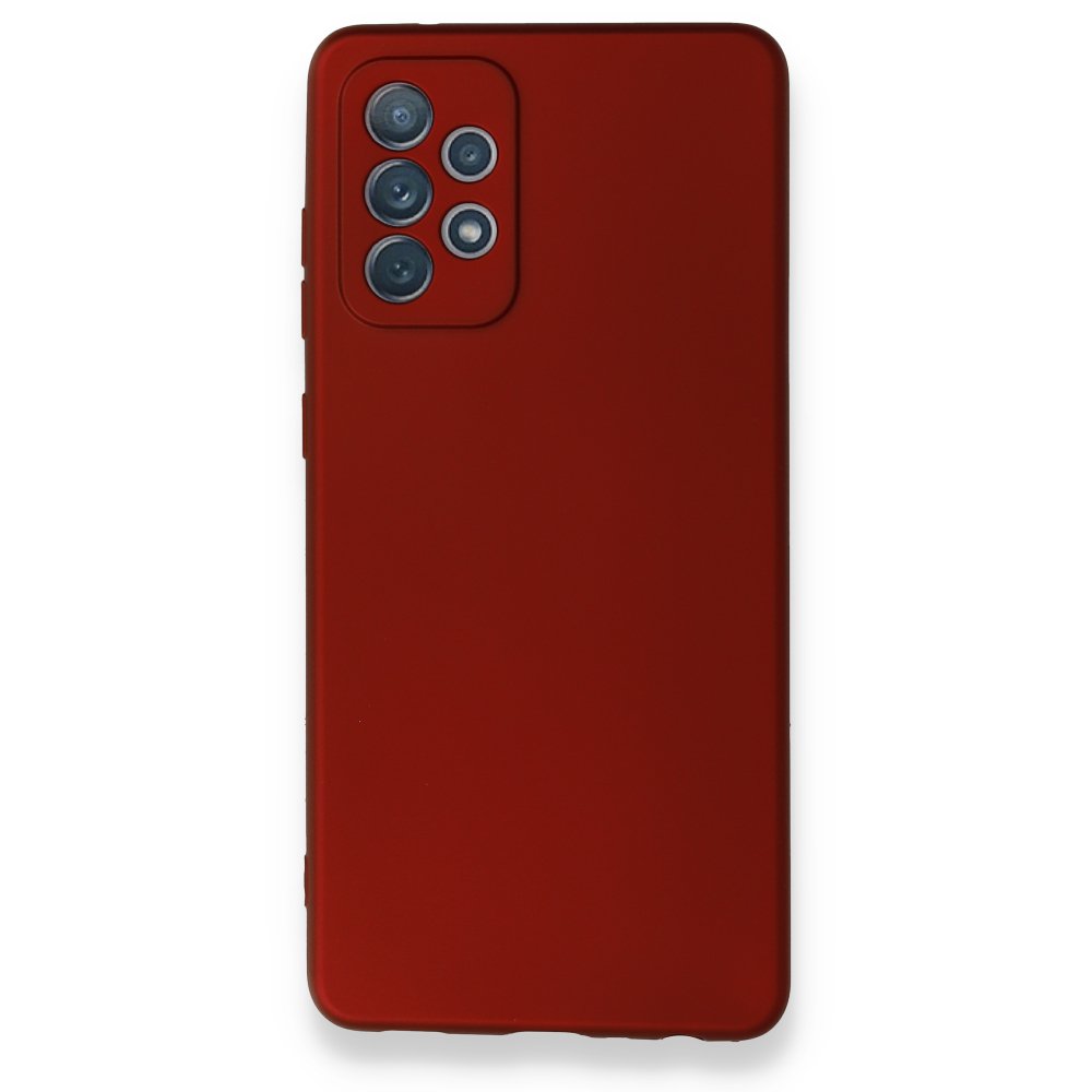 Samsung Galaxy A72 Kılıf First Silikon - Bordo