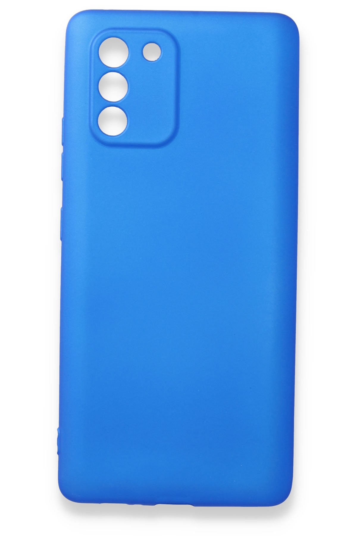  Samsung Galaxy A91 / S10 Lite Kılıf First Silikon - Mavi