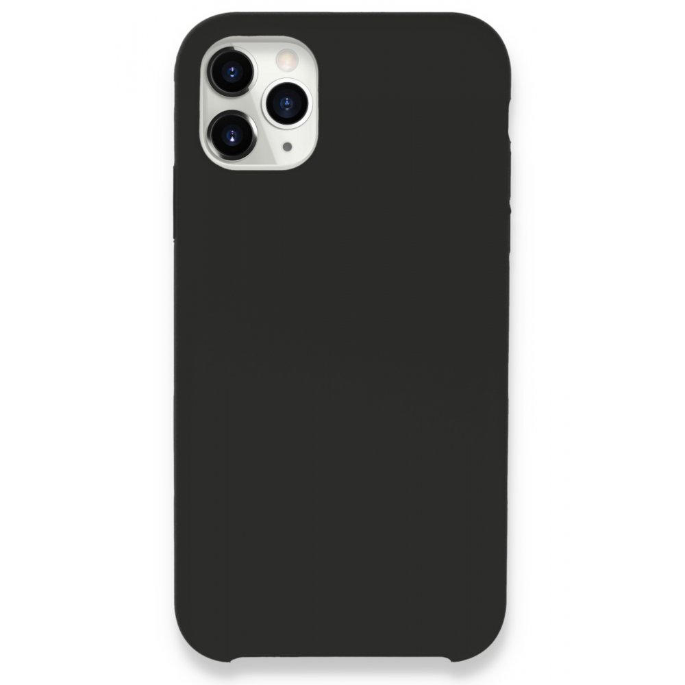  iPhone 11 Pro Max Kılıf Lansman Legant Silikon - Siyah