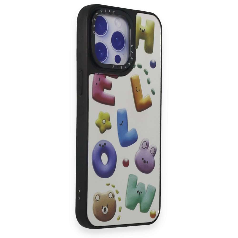  iPhone 15 Pro Kılıf Mirror Desenli Kapak - Mirror - 15