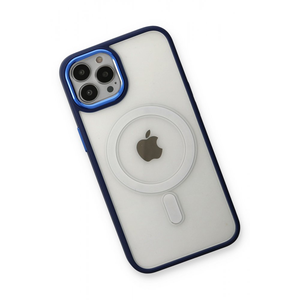  iPhone 13 Pro Kılıf Room Magneticsafe Silikon - Lacivert