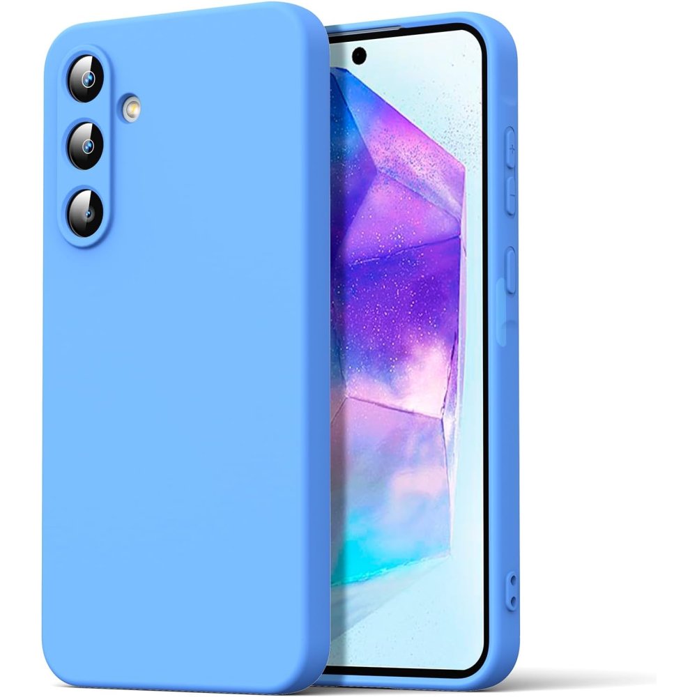  Samsung Galaxy A16 5G Kılıf Nano içi Kadife Silikon - Mavi