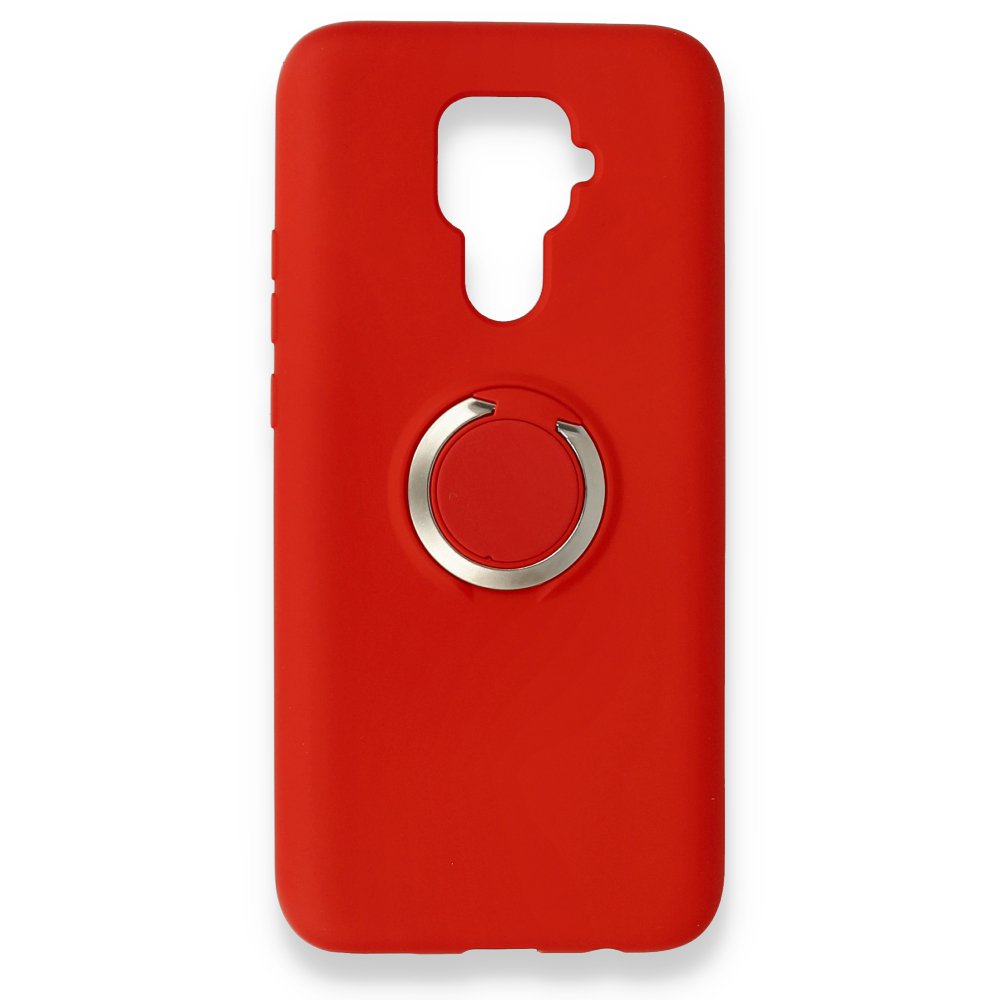 Huawei Mate 30 Lite Kılıf Viktor Yüzüklü Silikon - Kırmızı Huawei Mate 30 Lite Kılıf Viktor Yüzüklü Silikon - Kırmızı