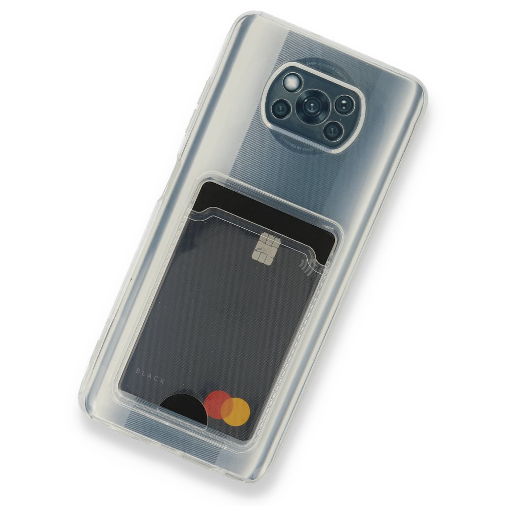 Xiaomi Pocophone X3 Pro Kılıf Kart Şeffaf Silikon - Şeffaf Xiaomi Pocophone X3 Pro Kılıf Kart Şeffaf Silikon - Şeffaf