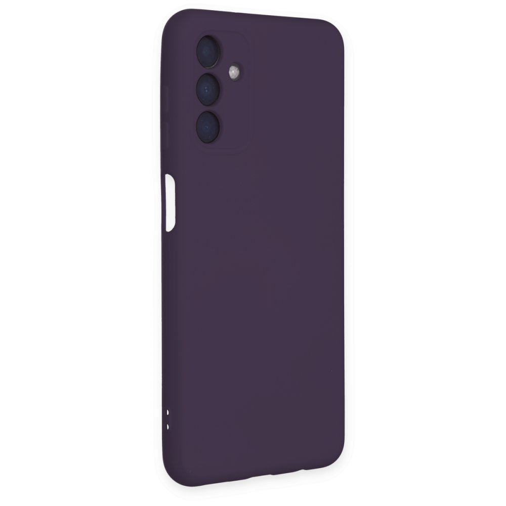  Samsung Galaxy A04S Kılıf Nano içi Kadife Silikon - Mor